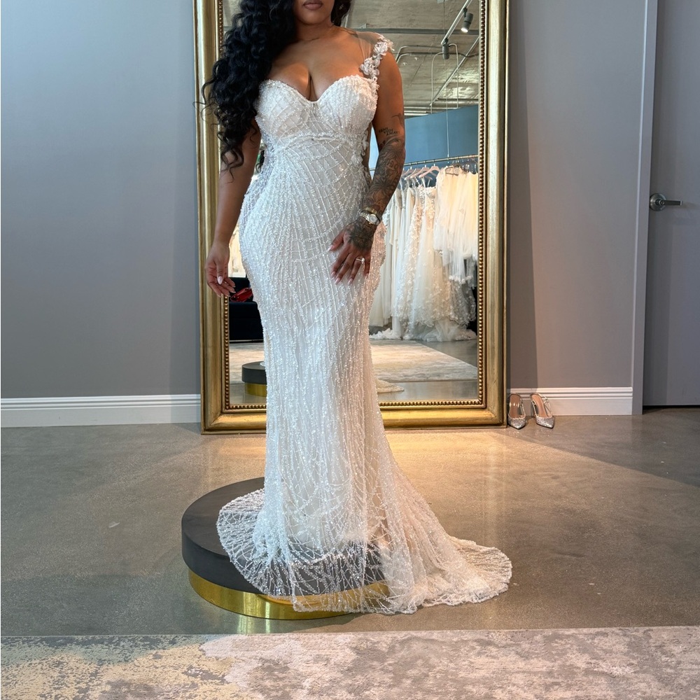 KRISTEN Wedding Fully Beaded Dress